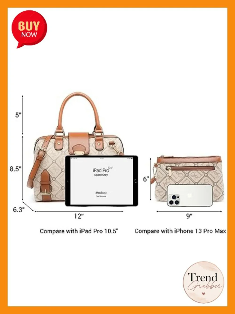 Vegan Leather Satchel Purse Top Handle Tote Work Bag